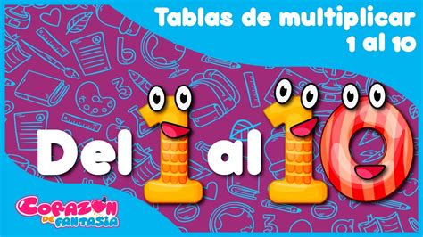 cancion de las tablas de multiplicar letra, de 1 al 5 - canciones ...