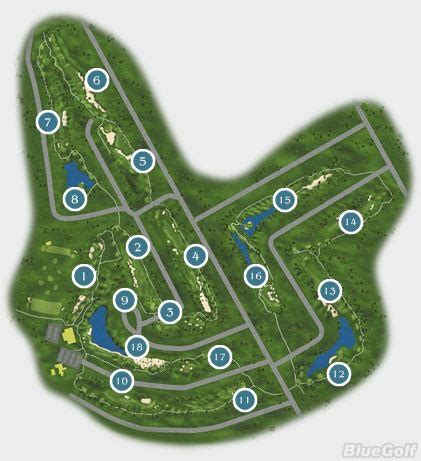 PGA West - Nicklaus Tournament Course - Layout Map | Course Database