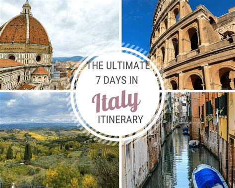 7 Days in Italy – 4 Unique Itineraries - backpacks and bubbly