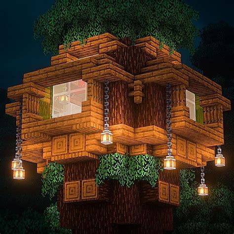 20 Minecraft Treehouse Build Ideas and Tutorials - Mom's Got the Stuff