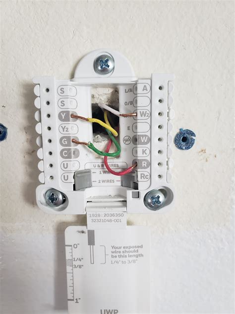 Honeywell Non Programmable Thermostat Wiring