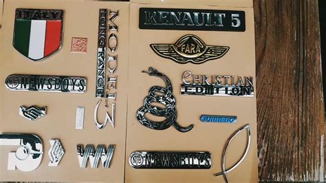 Custom Car Sticker,Chrome Auto Sticker Badge Emblem Car Foreign Car ...