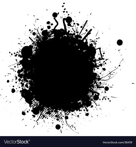 Ink splat Royalty Free Vector Image - VectorStock