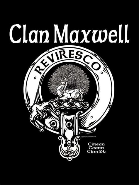 Clan Maxwell Clansman's Crest Badge T-Shirt ⋆ Celtic Jackalope