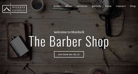 Top 10: Best Premium Barbershop Website Templates | Our Code World