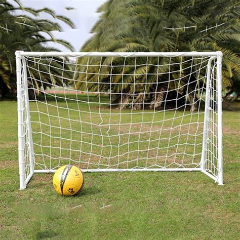 6 X 4ft Football Soccer Goal Post Net for Kids Outdoor Football Match ...