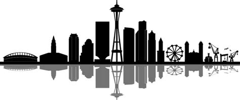 Seattle Skyline Silhouette Images – Browse 1,945 Stock Photos, Vectors ...