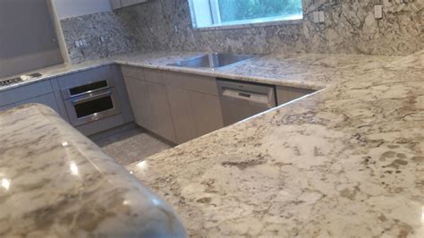 3cm White Springs granite - GMT Stoneworks