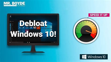 How to Debloat Windows 10 For Fast Performance - YouTube