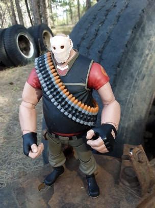 Tf2 Heavy Figure Mad mask 3d print 1 by jackhallow101 on DeviantArt