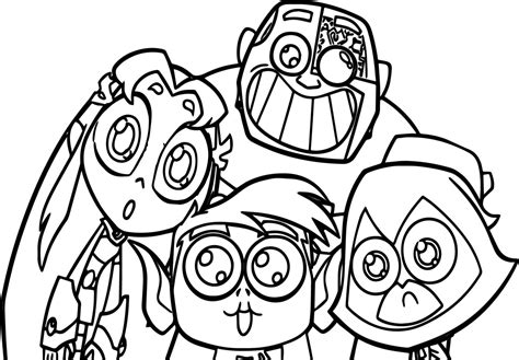 Teen Titans Coloring Pages at GetColorings.com | Free printable ...