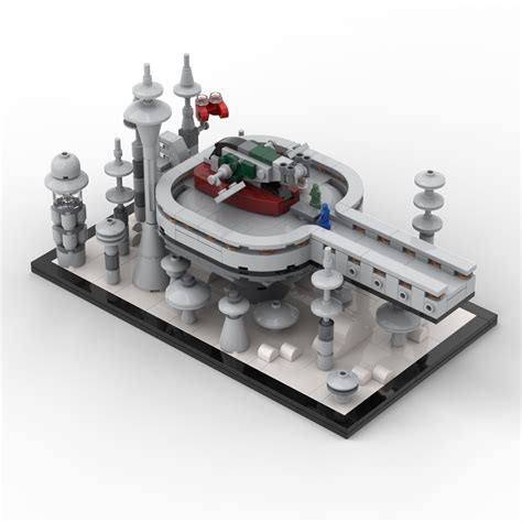 Lego Star Wars Cloud City Slave 1 Display Set - Custom MOC Instructions