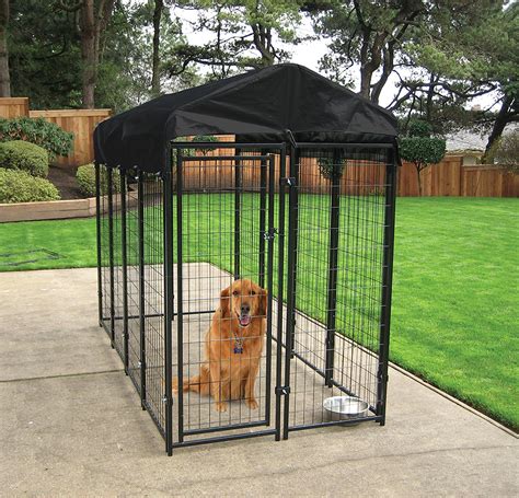 Lucky Dog Heavy Duty Steel – Dog Kennel Enclosure – 6′ H x 4’W x 8’L ...