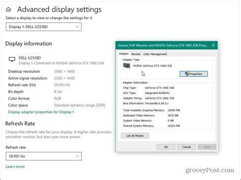 Windows 10 Beginner How To Adjust Display Settings | groovypost