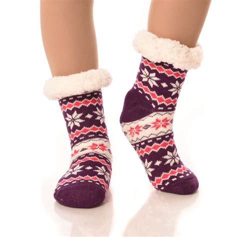 DEBRA WEITZNER Slipper Socks for Women Men Gripper Cozy Socks Winter ...