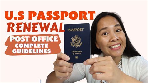 How To RENEW AN EXPIRED US PASSPORT 2021 | Using Post Office And Online ...