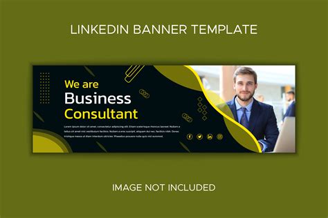 Business Consultant LinkedIn Banner Graphic by Ju Design · Creative Fabrica