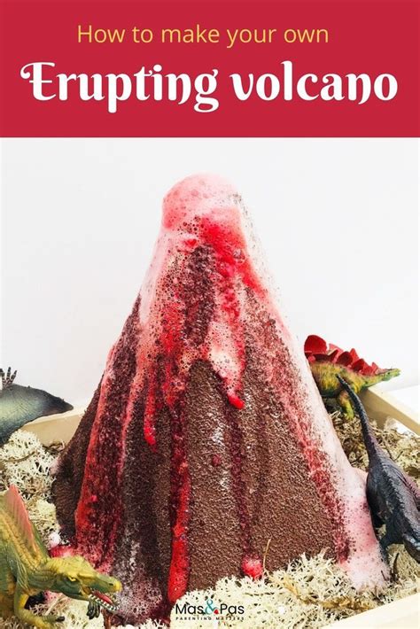 Make your own erupting volcano experiment | Volcano experiment, Volcano ...