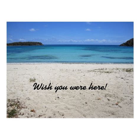 Wish You Were Here Postcard Template