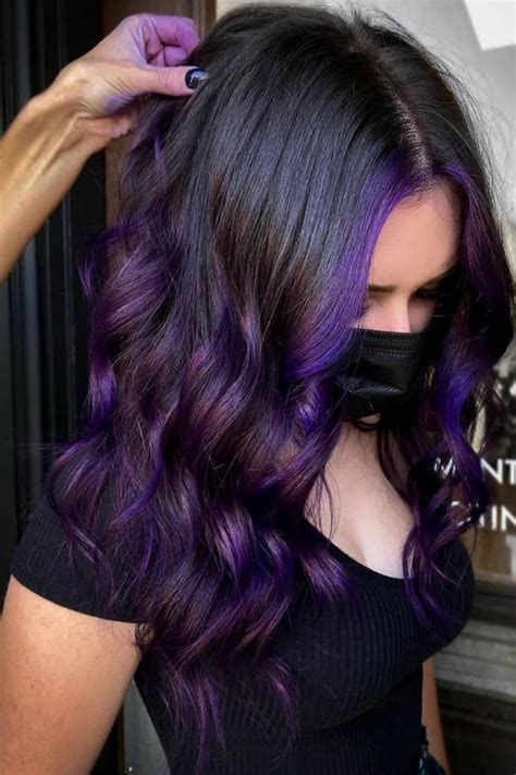 32 Best purple hair color for dark hair to copy ASAP 2021 - Page 5 of 5 ...