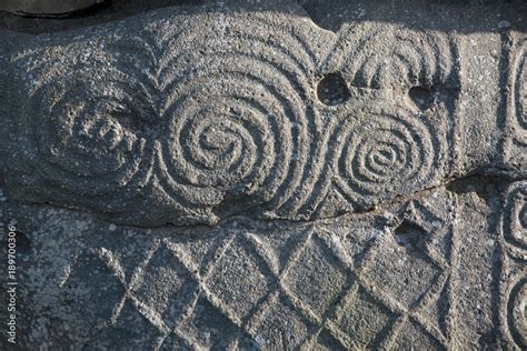 Neolithic age stone art carvings Stock Photo | Adobe Stock