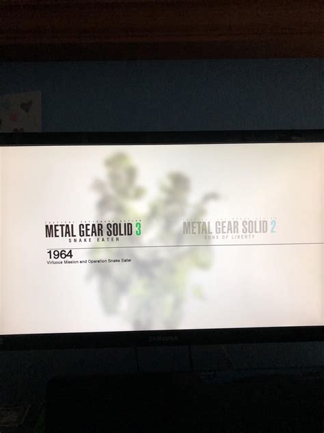 OPINION: halo MCC should’ve been like MGS HD Collection, you select the ...