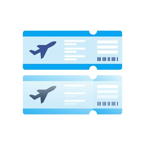 Plane paper ticket icon. plane ticket gradient icon. 36750504 Vector ...