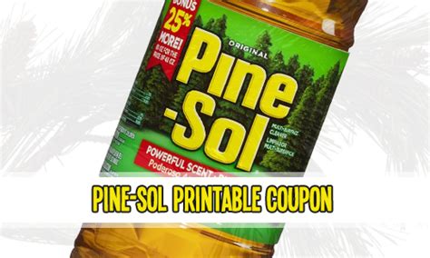 Pine-Sol Coupons | Cleaner for $1.75 :: Southern Savers