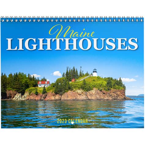 2023 Maine Lighthouse Calendar | Moments in Maine