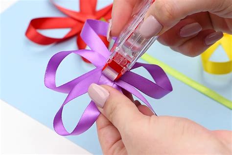 Ribbon Flowers Craft | Easy Flower Craft for Mother's Day