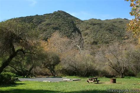 Sycamore Canyon Campground | Point Mugu State Park | Hikespeak.com