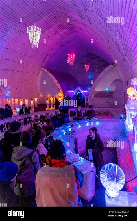 Aurora Ice Museum, Chena Hot Springs Resort, Alaska Stock Photo - Alamy