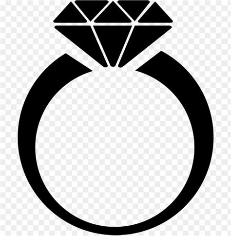 Free Diamond Ring SVG - Wedding Rings Icon PNG