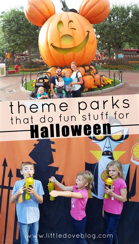 ultimate guide to theme parks at Halloween - Little Dove Blog