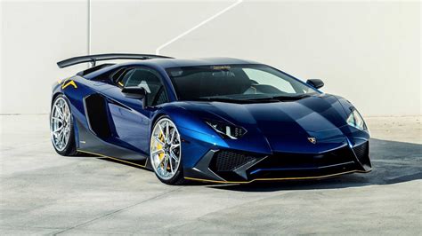 Does This Blue Lamborghini Aventador SV Look Better With 22-Inch ...