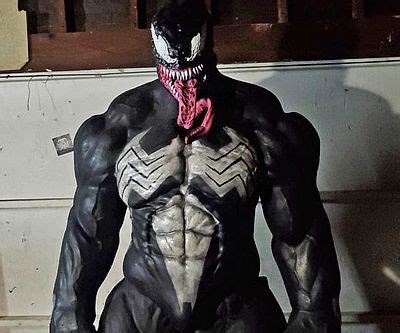 Venom Costume Muscle Suit