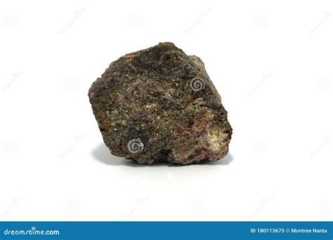 Specimen of Arkose Rock on White Background. Stock Image - Image of ...