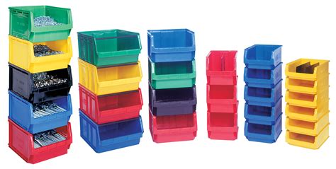 Plastic Bins For Storage. IRIS USA 19 Qt Stackable Plastic Storage Bins ...