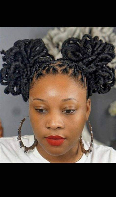 Short Dreadlocks Styles, Dreads Styles For Women, Short Locs Hairstyles ...