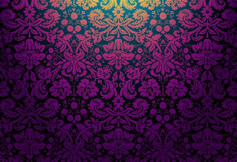 🔥 Download Pink Gold Damask Wallpaper by @kristing | Damask Desktop ...