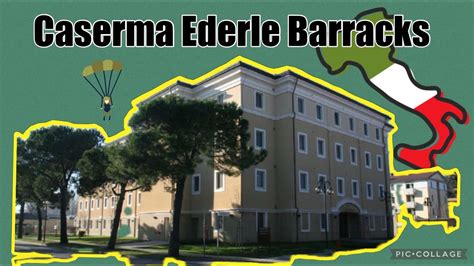 CASERMA EDERLE BARRACKS TOUR (VICENZA , ITALY)🇺🇸🇮🇹 - YouTube