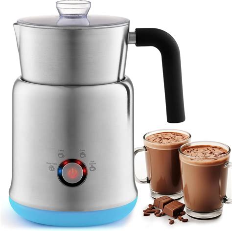 Zulay Electric Hot Chocolate Maker Machine - Powerful, Stainless Steel ...