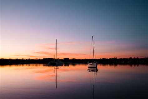 White Rock Lake in Dallas at Sunset Color - Etsy