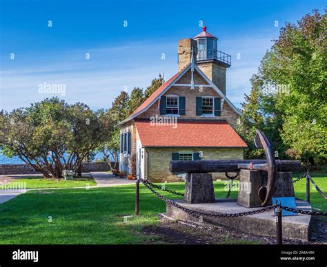 Eagle Bluff Lighthouse, Peninsula State Park, Fish Creek, Wisconsin ...