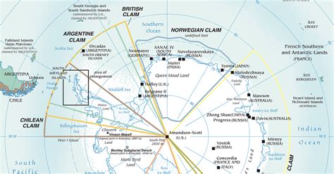 The Elusive Borders: Unpacking The Political Map Of Antarctica - Texas ...