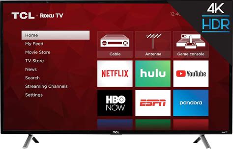 TCL 43S405 43" 4K Ultra HD Roku Smart LED TV (2017 Model) : Amazon.ca ...