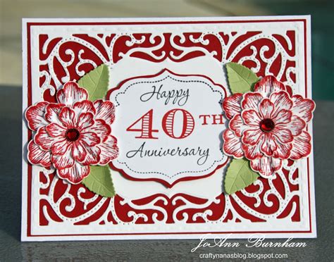 Free Printable 40th Anniversary Cards - Printable Online