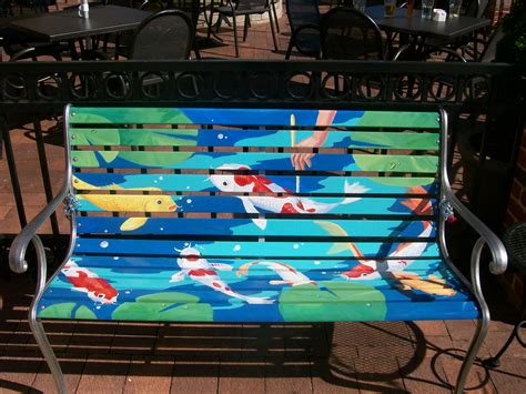 Faux Painting a Chicagoland Park Bench | Painting In Partnership