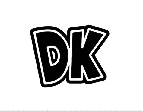 Donkey Kong DK Logo Emblem Die Cut Sticker Decal - Etsy