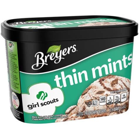 Breyers Girl Scouts Thin Mints Ice Cream, 1.5 qt - Fred Meyer